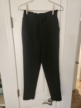 Streetwear Society Black Elastic Waisted Trousers Size Small